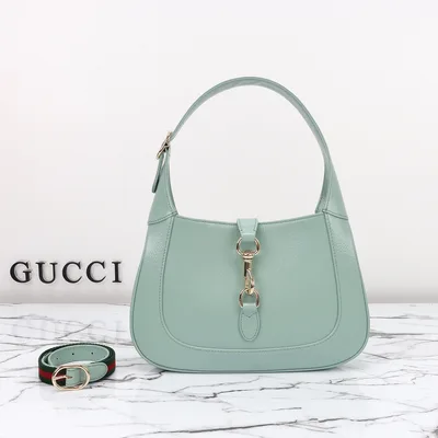 Gucci Style 782849 Light Green Patent Leather