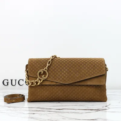 Gucci Style 857362 Brown Suede