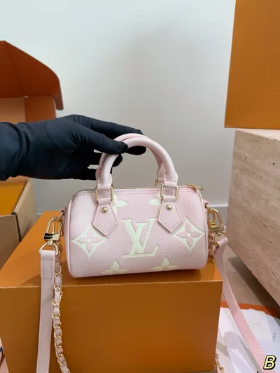 Mini Speedy+ Speedynano Black with White LV Monogram