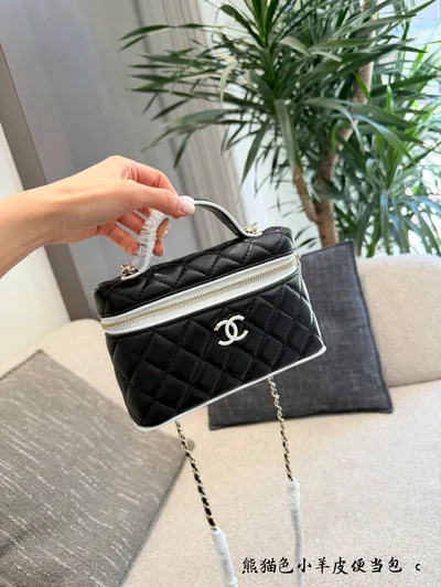 Chanel Lunch Box Bag P325 Silver
