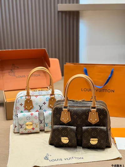 LV Manhattan Tote Bag in Cowhide Version