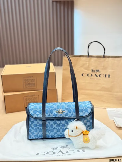 Coach Chambray Blue Denim Bag