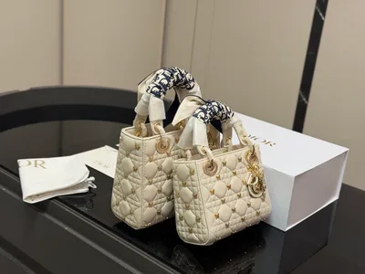 Dior Lady Calfskin Texture
