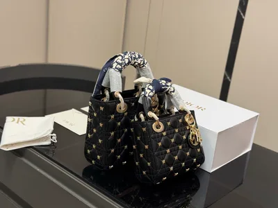 Dior Lady Lambskin Texture