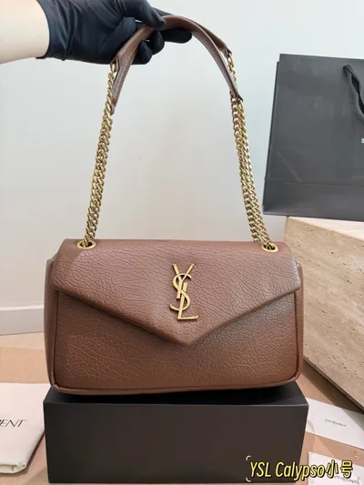 YSL Cloud Bag Elephant Grain CALYPSO Chain Bag