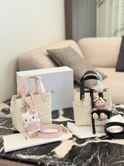 Dior Toujours Panda Two-Tone Handbag