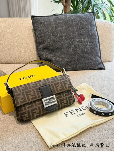 Fendi Classic Monogram Baguette Bag