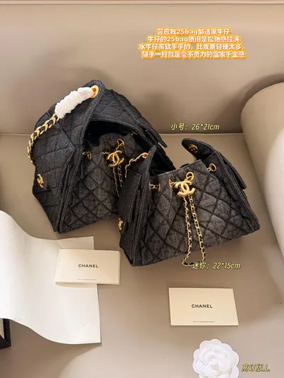 Chanel Style 25C Hobo Denim Hippie Bag