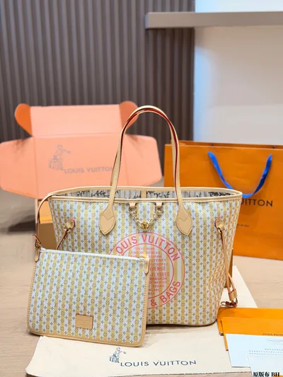 LV Neverfull MM Shopping Bag