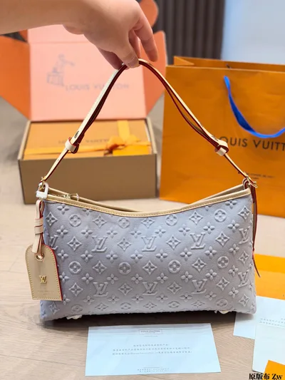 LV Monogram Denim Tote Bag