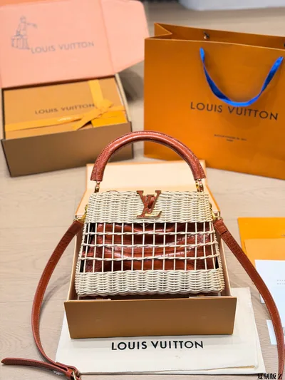 Louis Vuitton Wicker Handbag