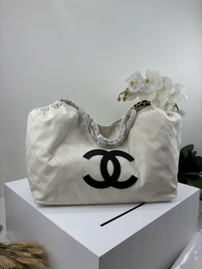 Chanel Coco Beach 26 Canvas Bag