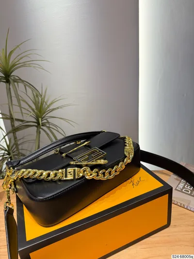 Fendi Safety Pin Baguette Bag - LM-BAG-1564 - Bag Item - Wren-Luxe