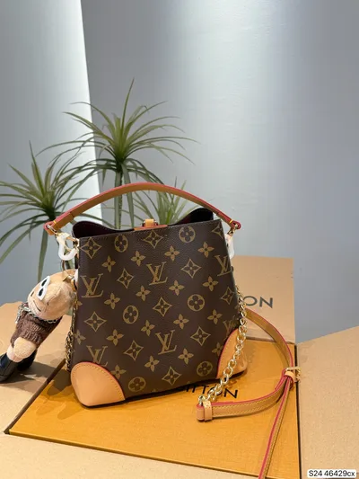 L Classic Monogram Canvas Bucket Bag - LM-BAG-1566 - Bag Item - Wren-Luxe