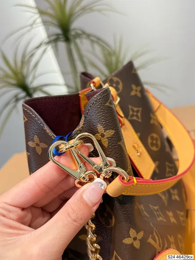L Classic Monogram Canvas Bucket Bag - LM-BAG-1566 - Bag Item - Wren-Luxe