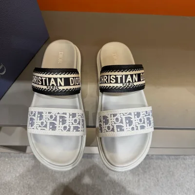 DIOR Aqua Oblique Sandals