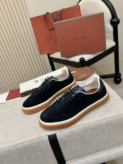 LP Men's Shoes Loro Piana Classic German Trainer