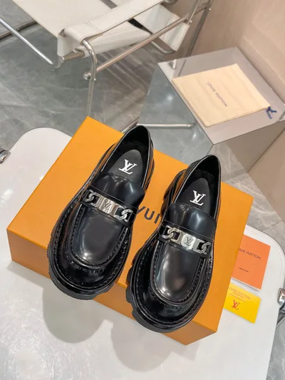 LV Buckle Strap Couple Shoes