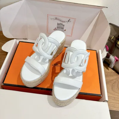 HERME…S Classic Woven SS2026 Slides