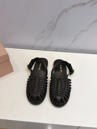 MiuMiu 26SS Roman Woven Sandals