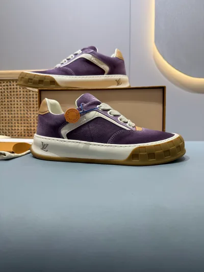 Taro Purple Couple Style L TILTED Thick Sole Casual Sneakers