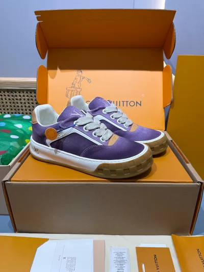 Taro Purple Couple Style L TILTED Thick Sole Casual Sneakers