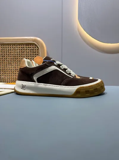 Warm Coffee Couple L TILTED Chunky Sneakers
