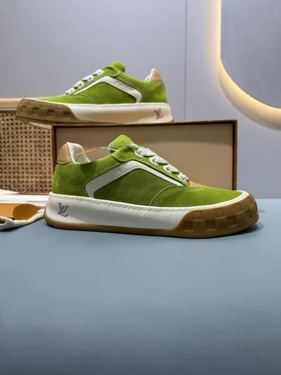 Grass Green Couple L TILTED Chunky Sneakers
