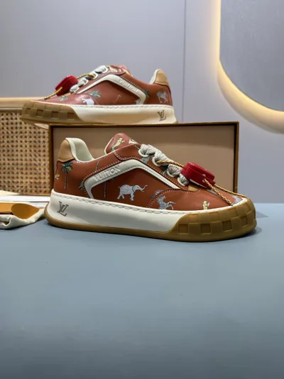 Love Heart Orange Couple L TILTED Chunky Casual Sneakers