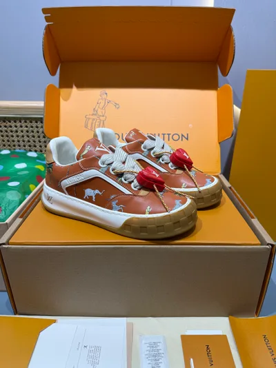 Love Heart Orange Couple L TILTED Chunky Casual Sneakers