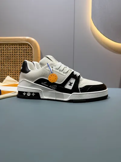 Men's Trainer Casual Leather Sneakers