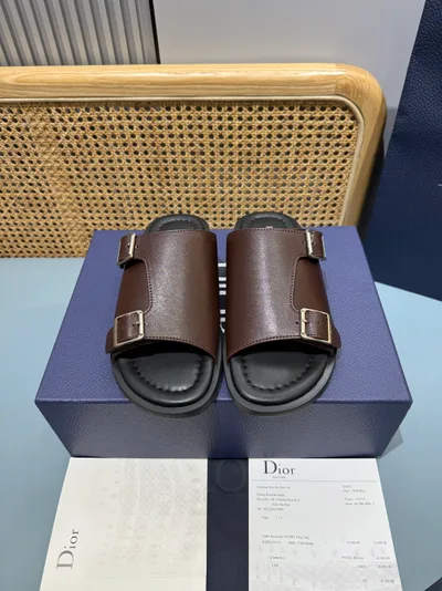 Men's Dior Aqua Slides