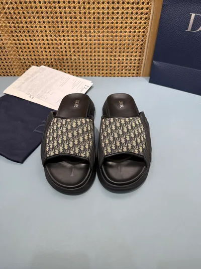 Men's Dior Aqua Slides Elegant and Casual - LM-SHO-0462 - Shoes Item - Wren-Luxe