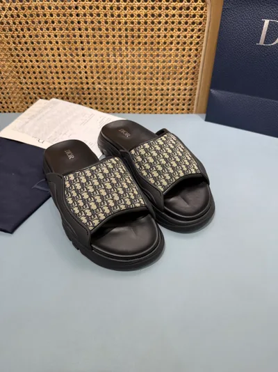 Men's Dior Aqua Slides Elegant and Casual - LM-SHO-0462 - Shoes Item - Wren-Luxe