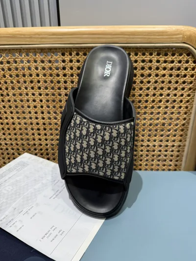 Men's Dior Aqua Slides Elegant and Casual - LM-SHO-0462 - Shoes Item - Wren-Luxe