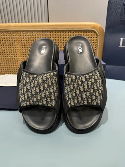 Men's Dior Aqua Slides Elegant and Casual - LM-SHO-0462 - Shoes Item - Wren-Luxe