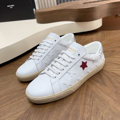 Saint Laurent YSL Side Embroidery Logo Casual Fashion Sneakers