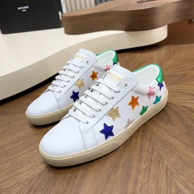 Saint Laurent YSL Side Embroidery Logo Casual Shoes