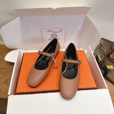 Hermes... a Eclair 2026 New Collection Imported Calfskin Shoes