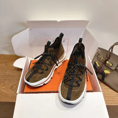 Hermes 26SS Classic British Spliced Shoes