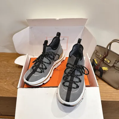 Hermes 26SS Classic Paneled Shoes