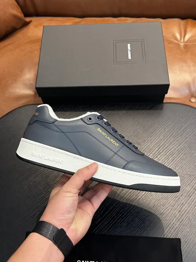 SAINT LAURENT Low-Top Lace-Up Sneakers S/L61