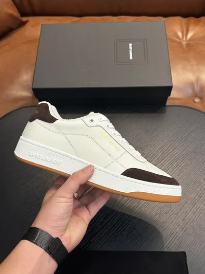 SAINT LAURENT S/L61 Low-Top Lace-Up Sneakers