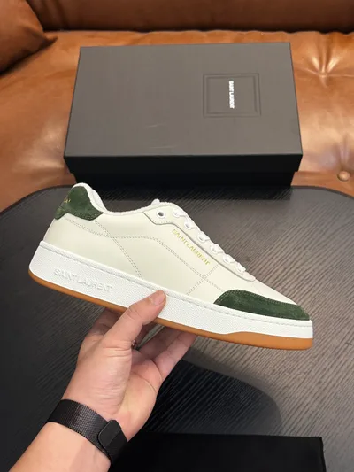 SAINT LAURENT S/L61 Low-Top Lace-Up Sneakers