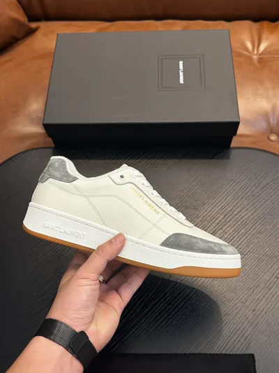 SAINT LAURENT S/L61 Low-Top Lace-Up Sneakers
