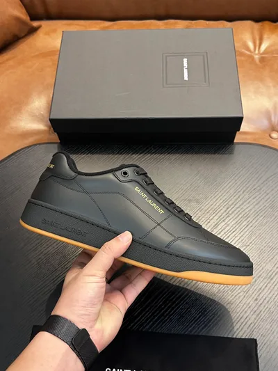 SAINT LAURENT S/L61 Low-Top Lace-Up Sneakers