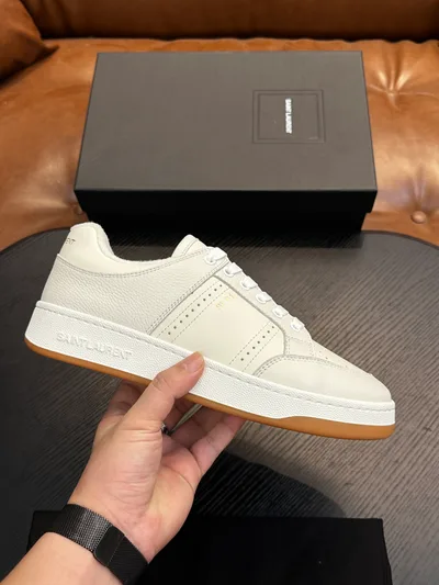 SAINT LAURENT S/L61 Low-Top Lace-Up Sneakers