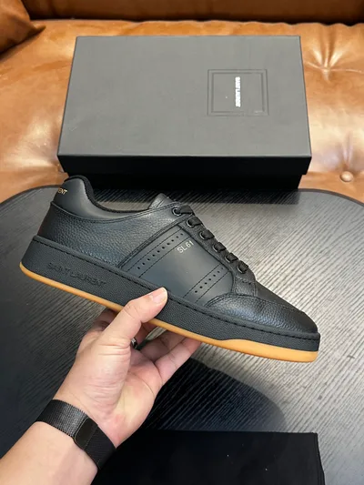 SAINT LAURENT S/L61 Low-Top Lace-Up Sneakers