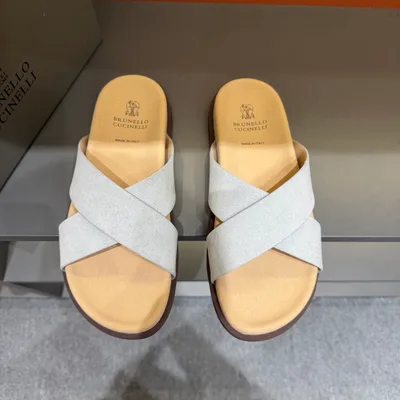 New Brunello Cucinelli BC Men's Casual Sandals