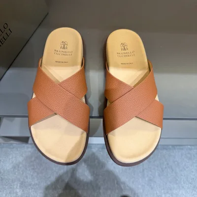 New Brunello Cucinelli BC Men's Casual Sandals